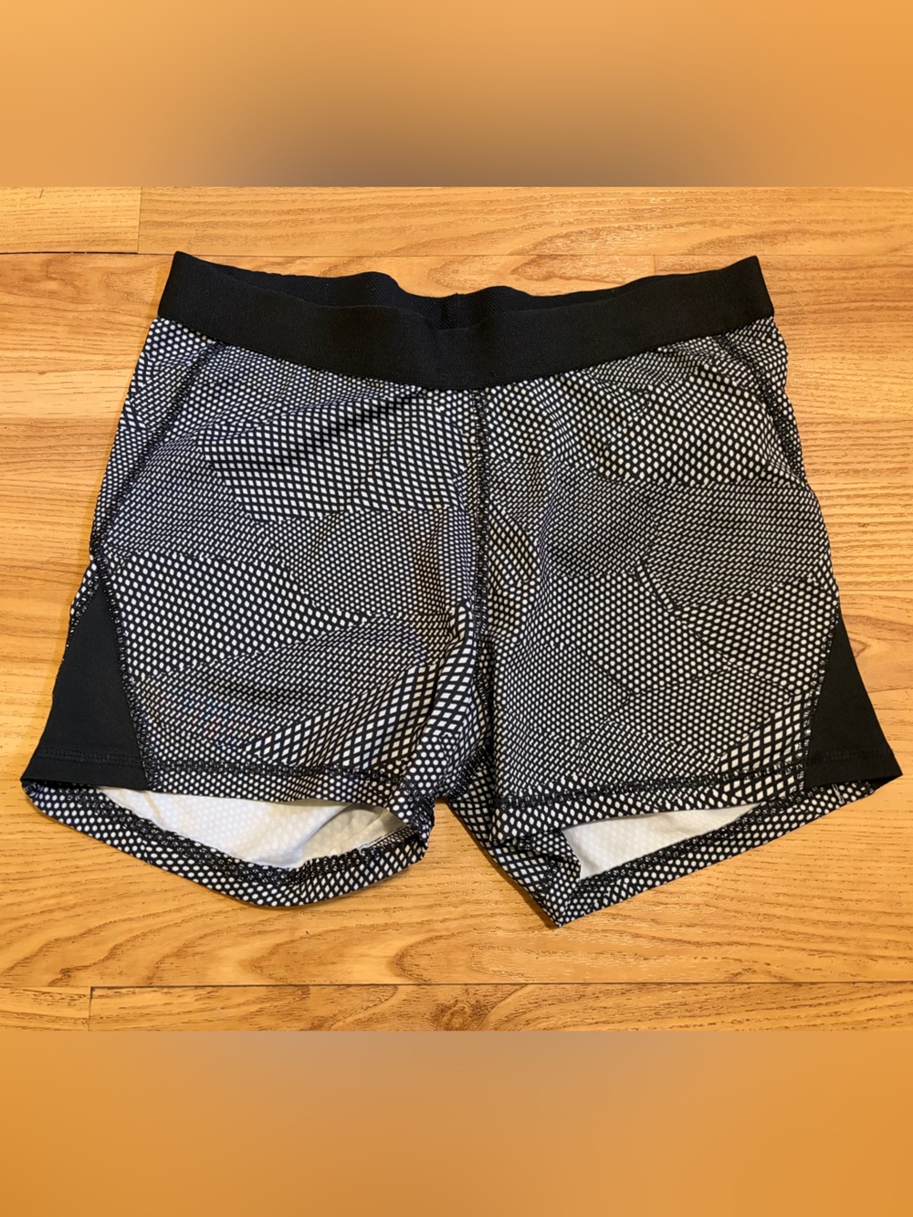 Black & White Patterned Bandeau Top